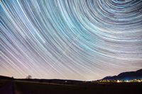 Astrofotografie, Sternenhimmel, Startrails, Weserbergland, Olaf Kerber