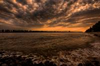 Hamburg Elbe Alter Schwede Sonnenuntergang Nikon