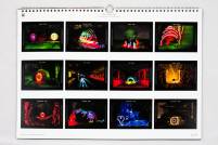 Wandkalender Lichtkunst Lightpainting Light Art Performance Photography 1