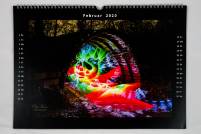 Wandkalender Lichtkunst Lightpainting Light Art Performance Photography 3